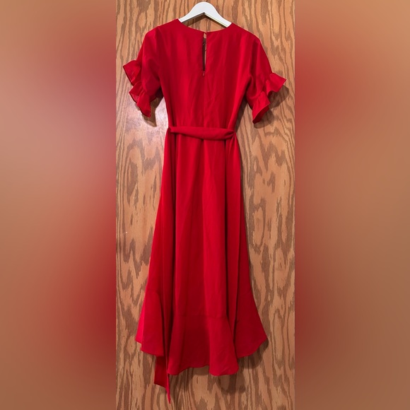 Lulus - High-Low Wrap Dress (size S) - Picture 2 of 4